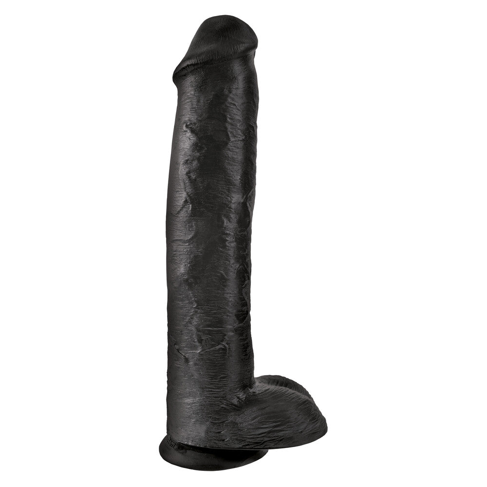 Vibrators, Sex Toy Kits and Sex Toys at Cloud9Adults - King Cock 15 Inch Cock with Balls Black - Buy Sex Toys Online