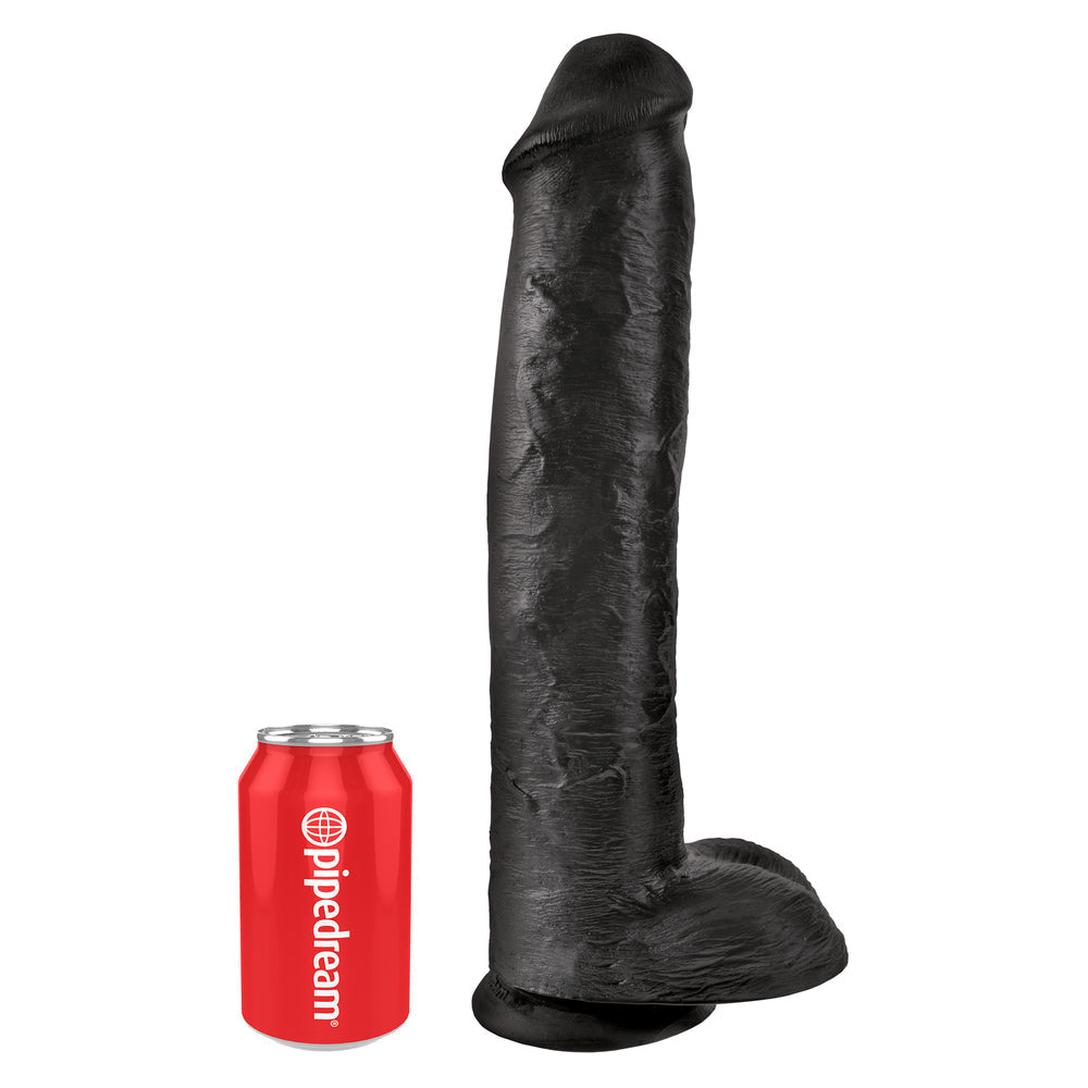 Vibrators, Sex Toy Kits and Sex Toys at Cloud9Adults - King Cock 15 Inch Cock with Balls Black - Buy Sex Toys Online