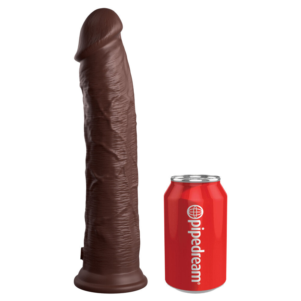 Vibrators, Sex Toy Kits and Sex Toys at Cloud9Adults - King Cock Elite 11 Inch Dual Density Cock Flesh Brown - Buy Sex Toys Online