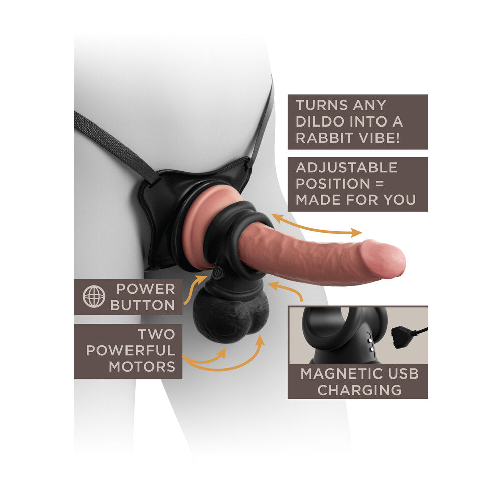 Vibrators, Sex Toy Kits and Sex Toys at Cloud9Adults - King Cock The Crown Jewels Weighted Swinging Vibrating Balls - Buy Sex Toys Online