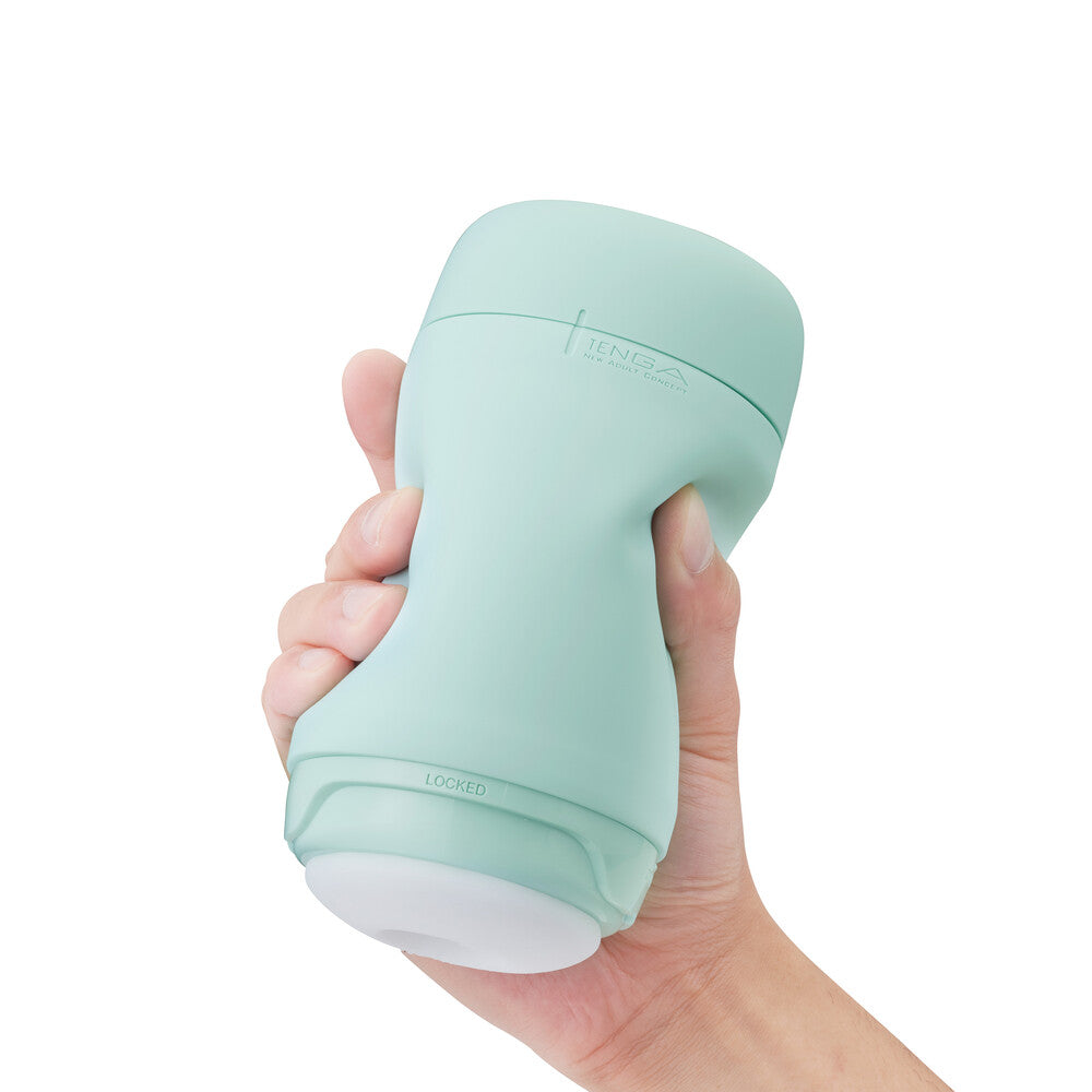 Vibrators, Sex Toy Kits and Sex Toys at Cloud9Adults - Tenga Puffy Mint Green Masturbator - Buy Sex Toys Online