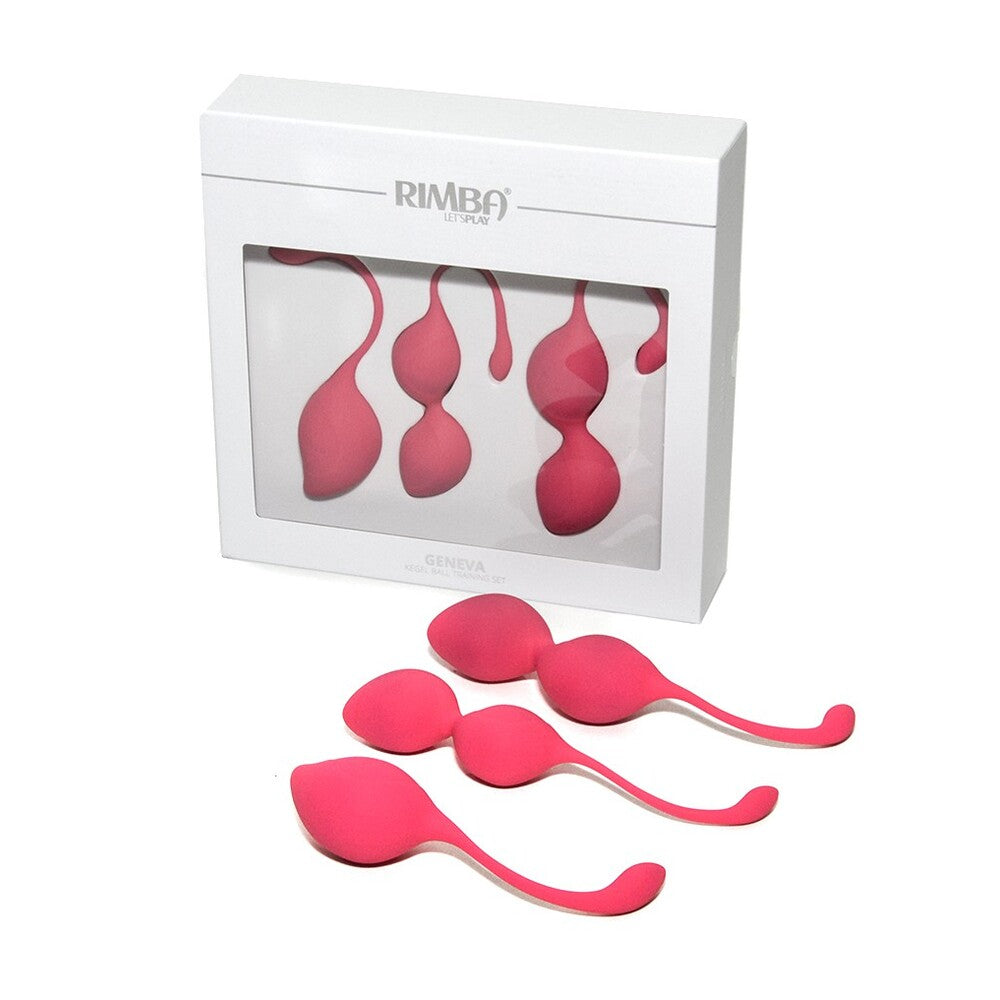 Vibrators, Sex Toy Kits and Sex Toys at Cloud9Adults - Rimba Geneva Kegal Ball Training Set Pink - Buy Sex Toys Online