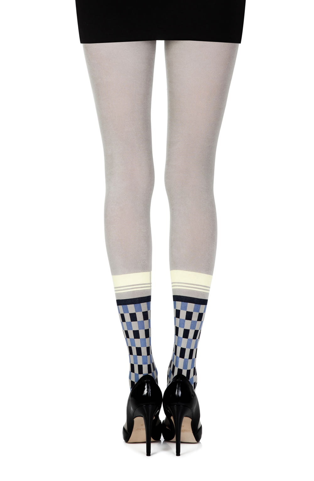 Vibrators, Sex Toy Kits and Sex Toys at Cloud9Adults - Zohara "Happy Socks" Grey/Multi Print Tights - Buy Sex Toys Online