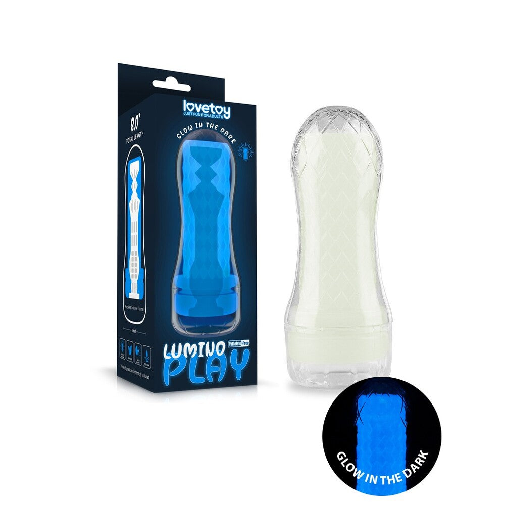 Vibrators, Sex Toy Kits and Sex Toys at Cloud9Adults - Lovetoy Glow In The Dark Lumino Play Masturbator 1 - Buy Sex Toys Online