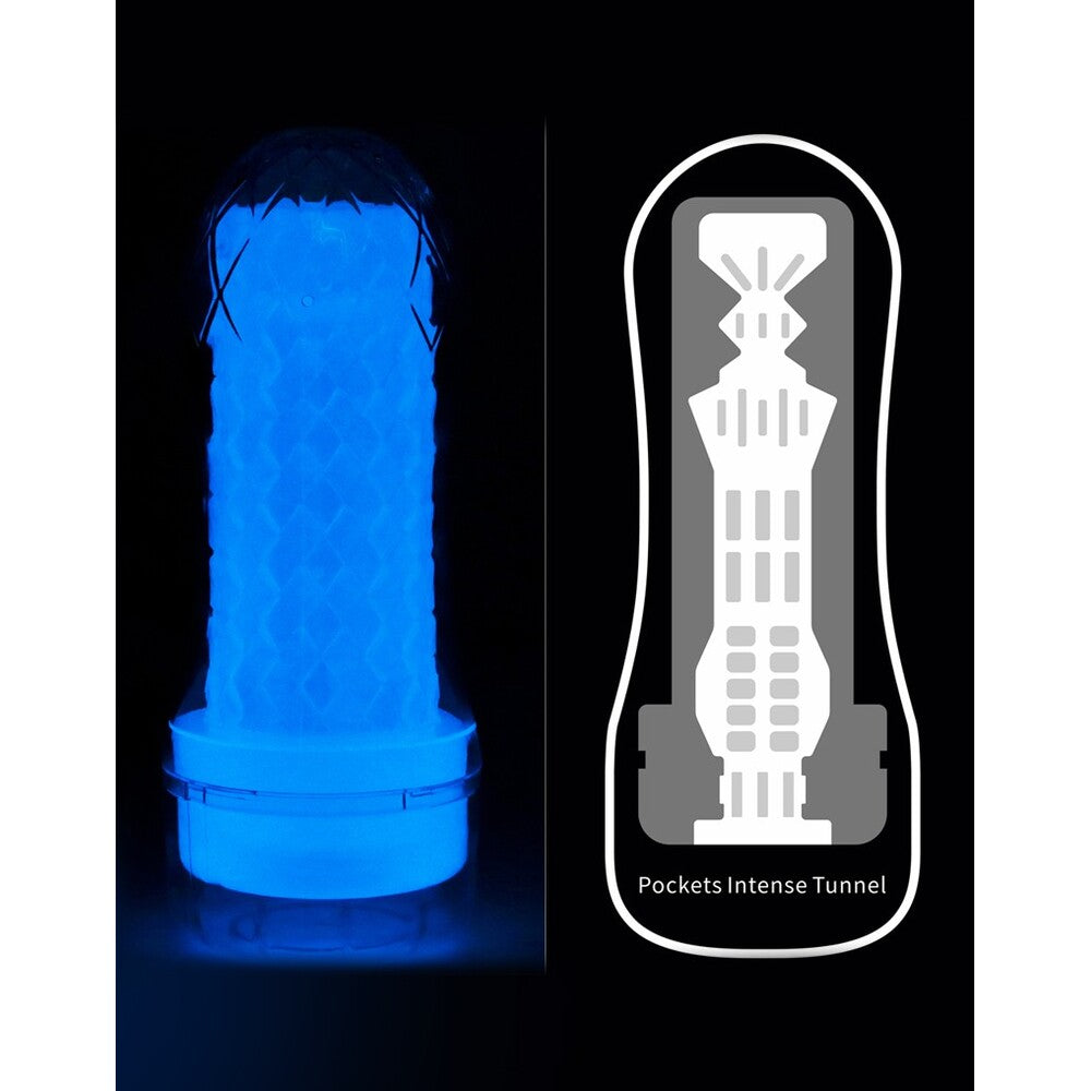 Vibrators, Sex Toy Kits and Sex Toys at Cloud9Adults - Lovetoy Glow In The Dark Lumino Play Masturbator 1 - Buy Sex Toys Online