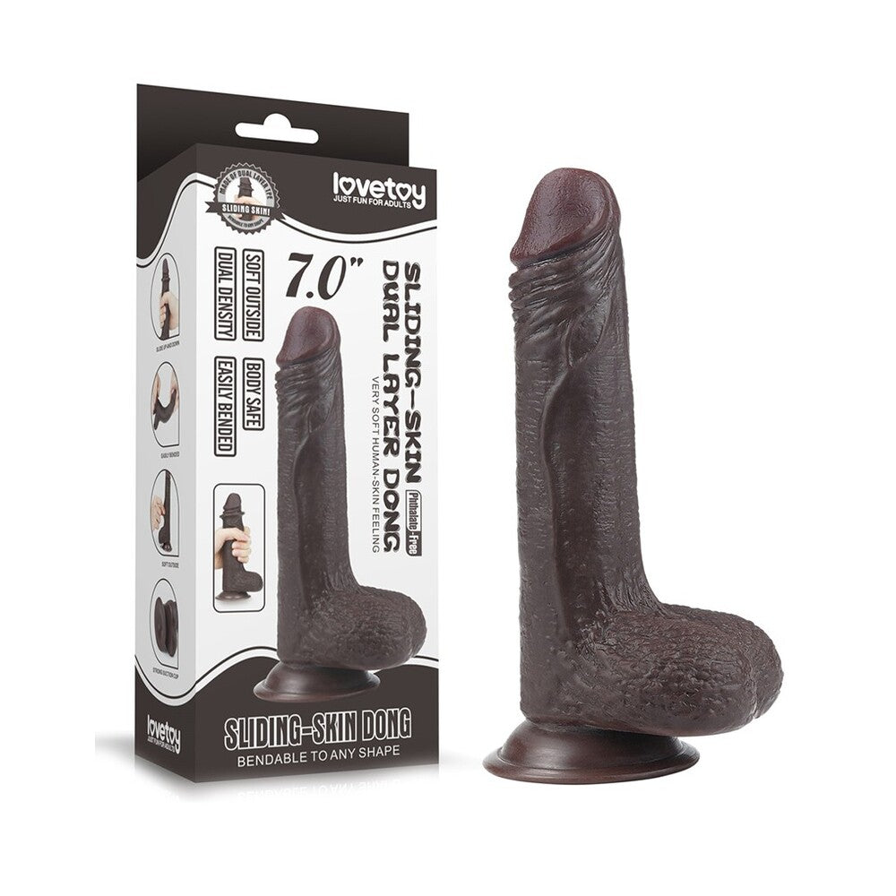 Vibrators, Sex Toy Kits and Sex Toys at Cloud9Adults - Lovetoy Sliding Skin 7 Inch Dong - Buy Sex Toys Online