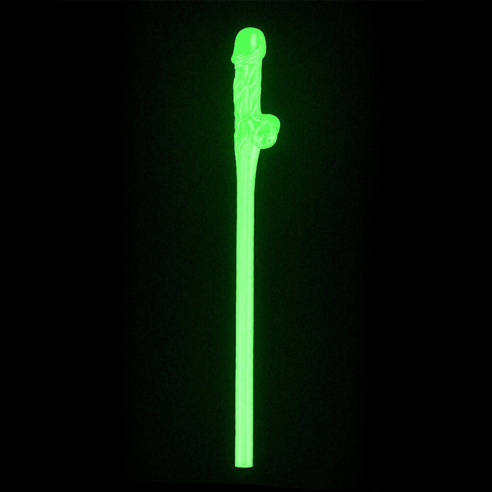 Vibrators, Sex Toy Kits and Sex Toys at Cloud9Adults - Lovetoy Pack Of 9 Willy Straws Glow In The Dark - Buy Sex Toys Online