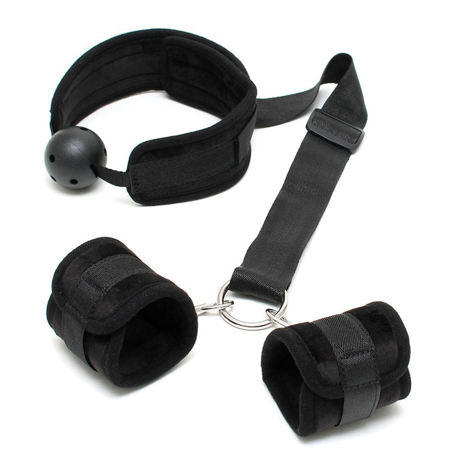 Vibrators, Sex Toy Kits and Sex Toys at Cloud9Adults - Breathable Mouth Gag With Cuffs - Buy Sex Toys Online