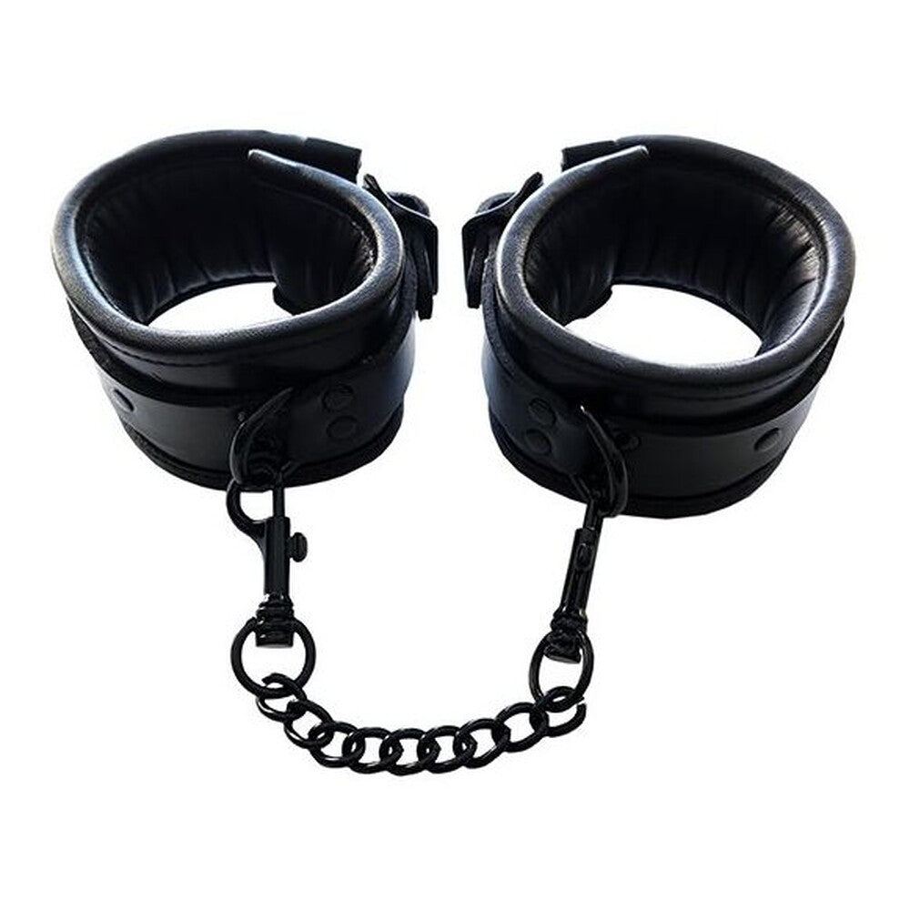 Vibrators, Sex Toy Kits and Sex Toys at Cloud9Adults - Rouge Padded Leather Ankle Cuffs Black - Buy Sex Toys Online
