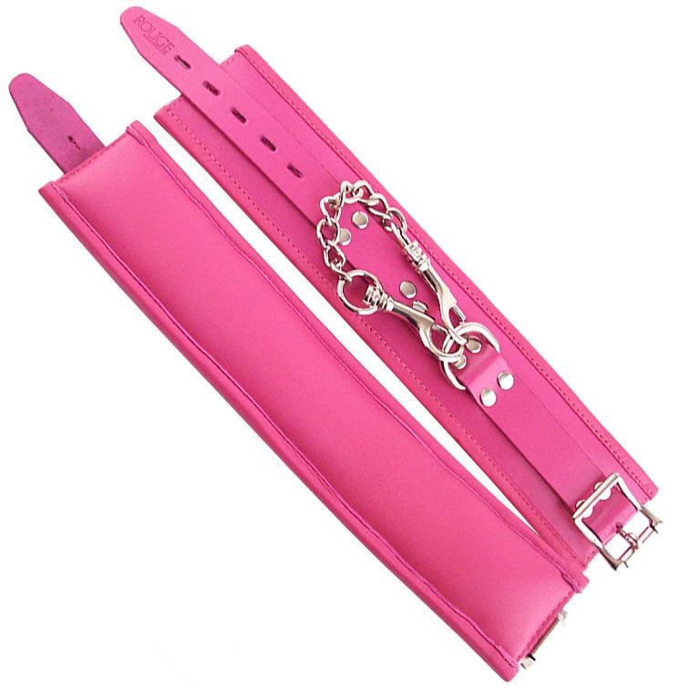 Vibrators, Sex Toy Kits and Sex Toys at Cloud9Adults - Rouge Garments Wrist Cuffs Padded Pink - Buy Sex Toys Online