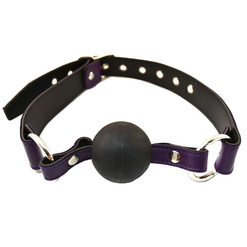 Vibrators, Sex Toy Kits and Sex Toys at Cloud9Adults - Rouge Garments Ball Gag Purple - Buy Sex Toys Online