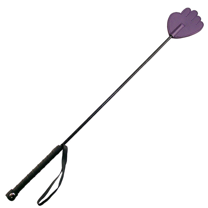 Vibrators, Sex Toy Kits and Sex Toys at Cloud9Adults - Rouge Garments Hand Riding Crop Purple - Buy Sex Toys Online