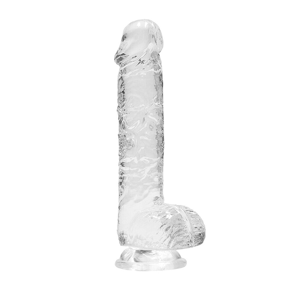 Vibrators, Sex Toy Kits and Sex Toys at Cloud9Adults - RealRock 6 Inch Transparent Realistic Crystal Clear Dildo - Buy Sex Toys Online