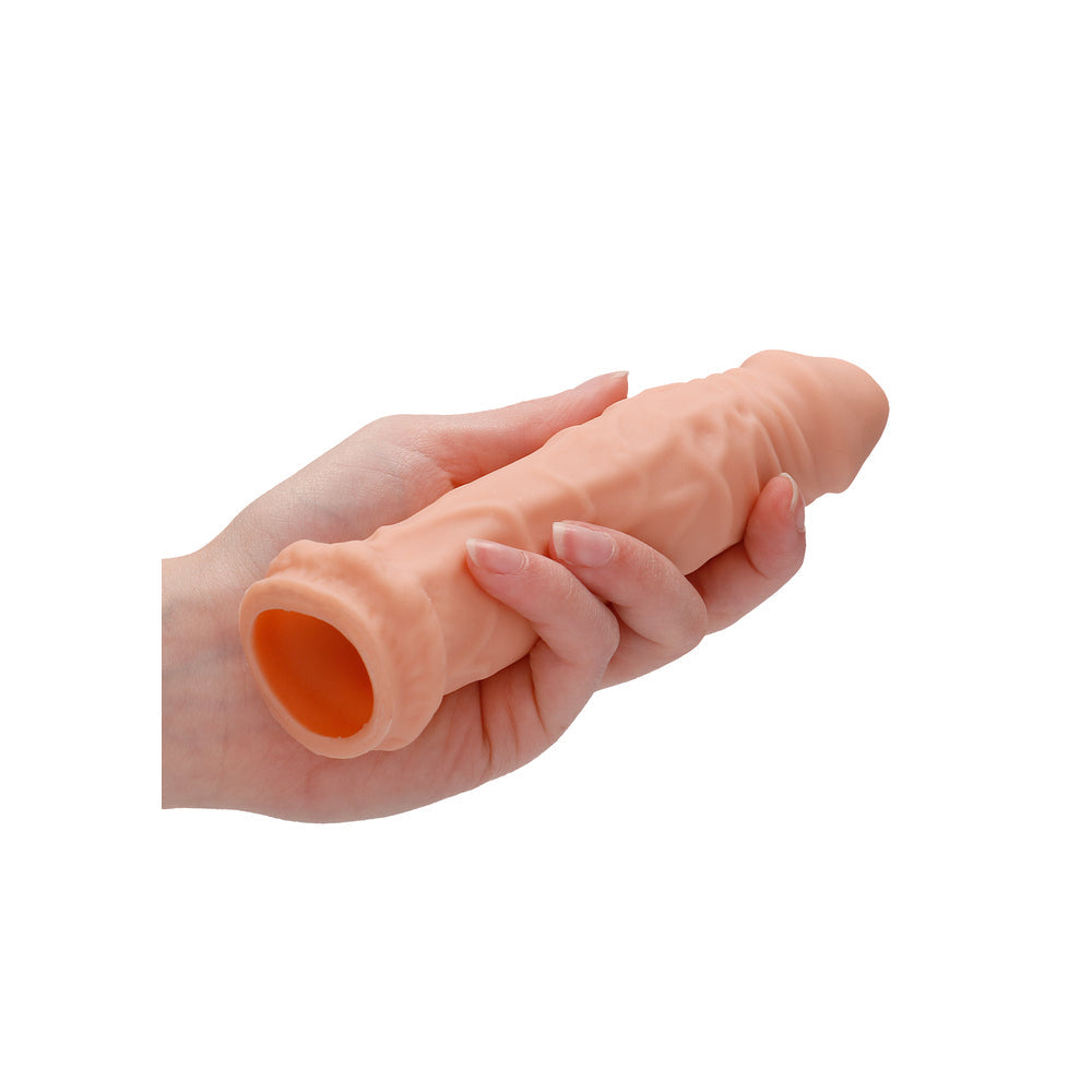 Vibrators, Sex Toy Kits and Sex Toys at Cloud9Adults - Realrock 6 Inch Penis Sleeve Flesh Pink - Buy Sex Toys Online