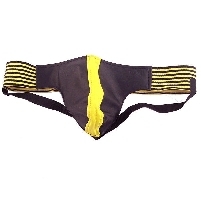 Vibrators, Sex Toy Kits and Sex Toys at Cloud9Adults - Rouge Garments Jock Black And Yellow - Buy Sex Toys Online