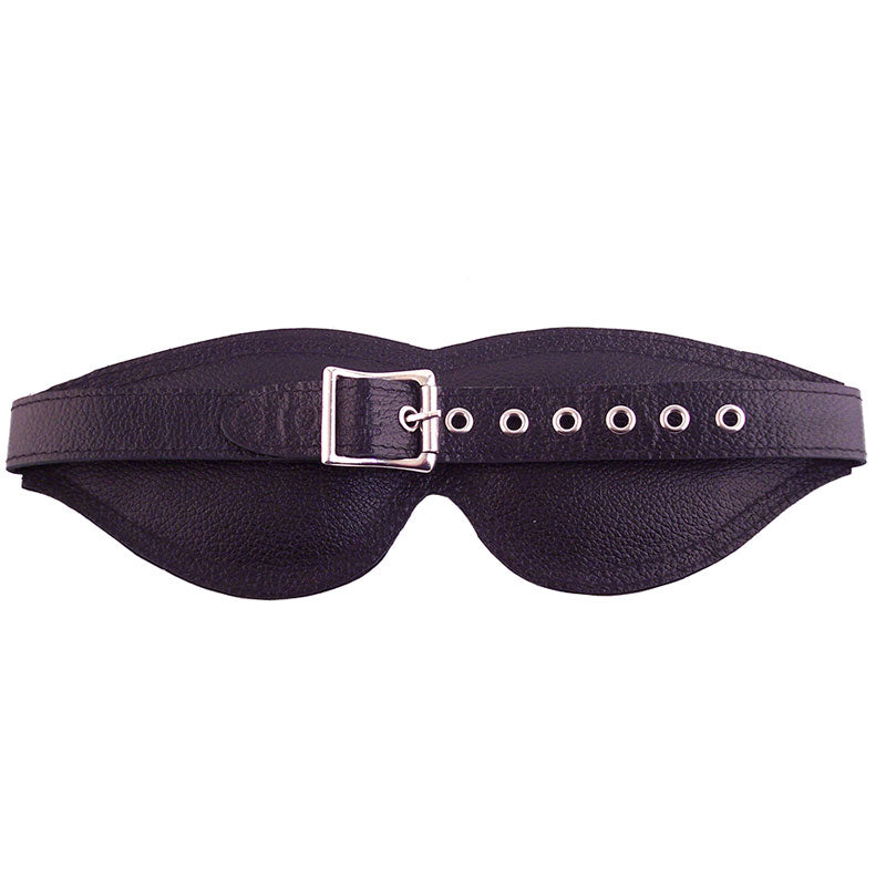 Vibrators, Sex Toy Kits and Sex Toys at Cloud9Adults - Rouge Garments Large Black Padded Blindfold - Buy Sex Toys Online