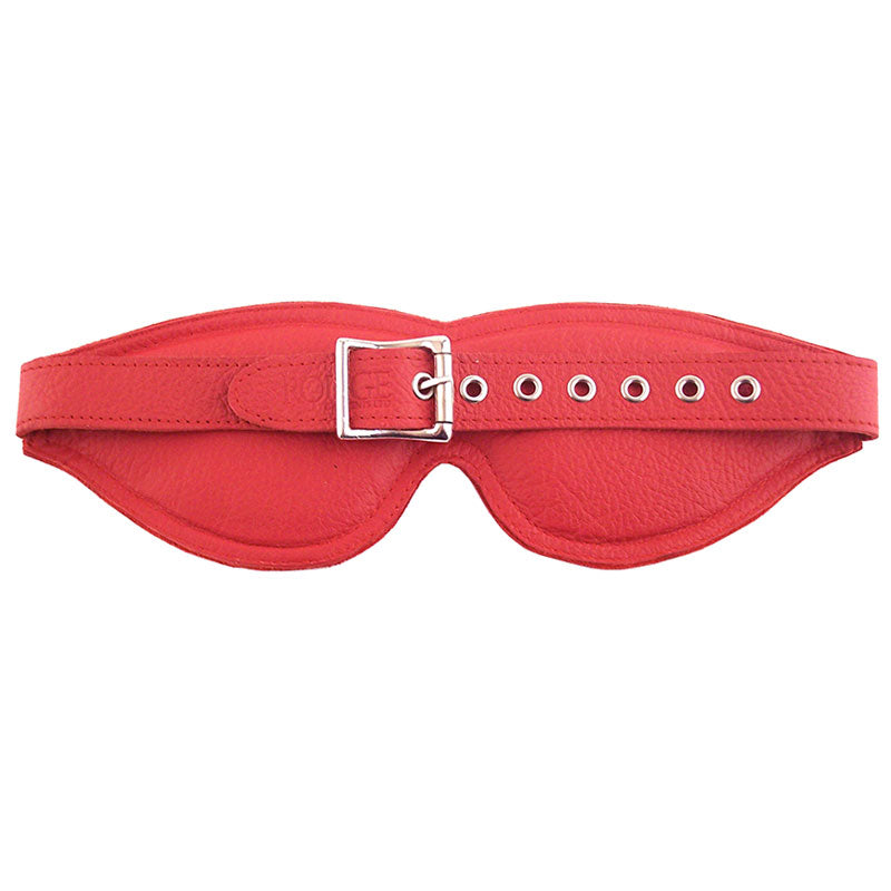Vibrators, Sex Toy Kits and Sex Toys at Cloud9Adults - Rouge Garments Large Red Padded Blindfold - Buy Sex Toys Online