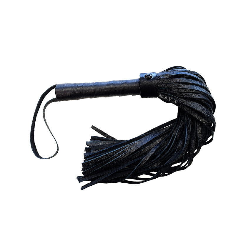 Vibrators, Sex Toy Kits and Sex Toys at Cloud9Adults - Rouge Garments Plain Black Flogger - Buy Sex Toys Online