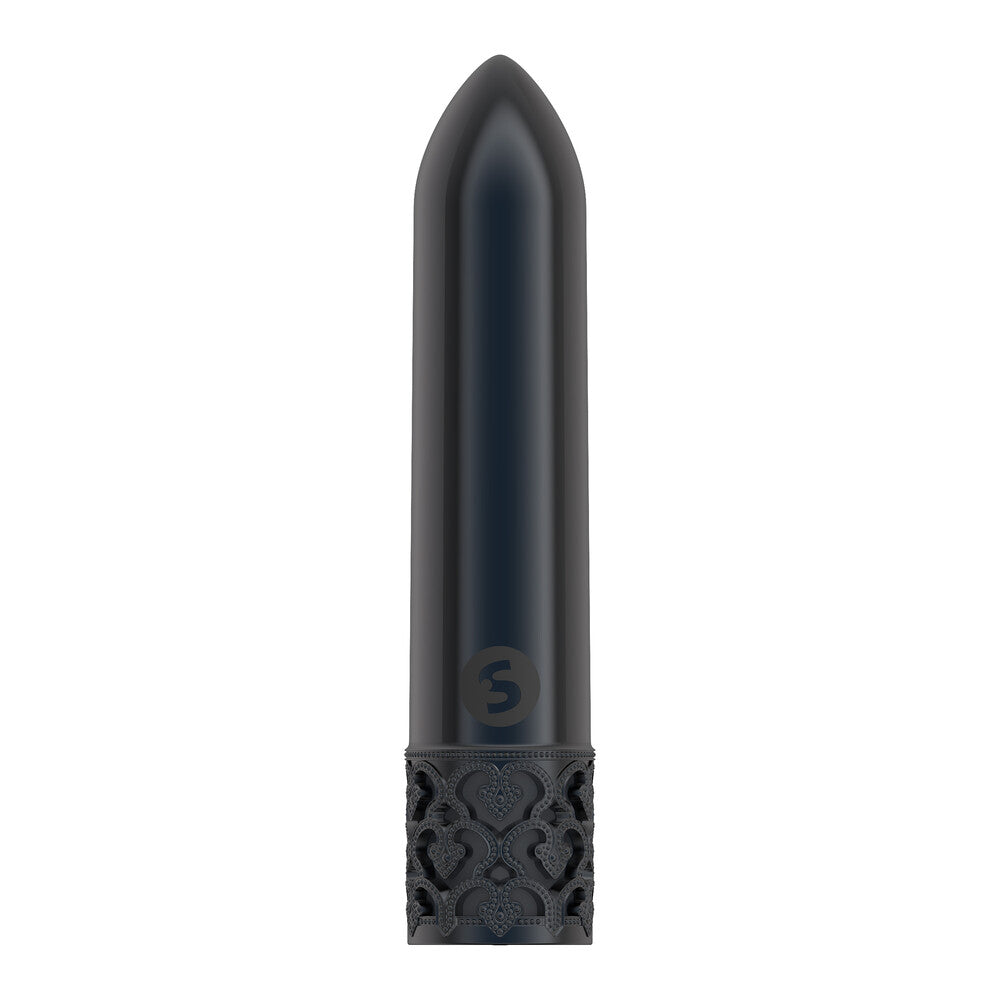 Vibrators, Sex Toy Kits and Sex Toys at Cloud9Adults - Royal Gems Glitz Rechargeable Bullet Gun Metal - Buy Sex Toys Online