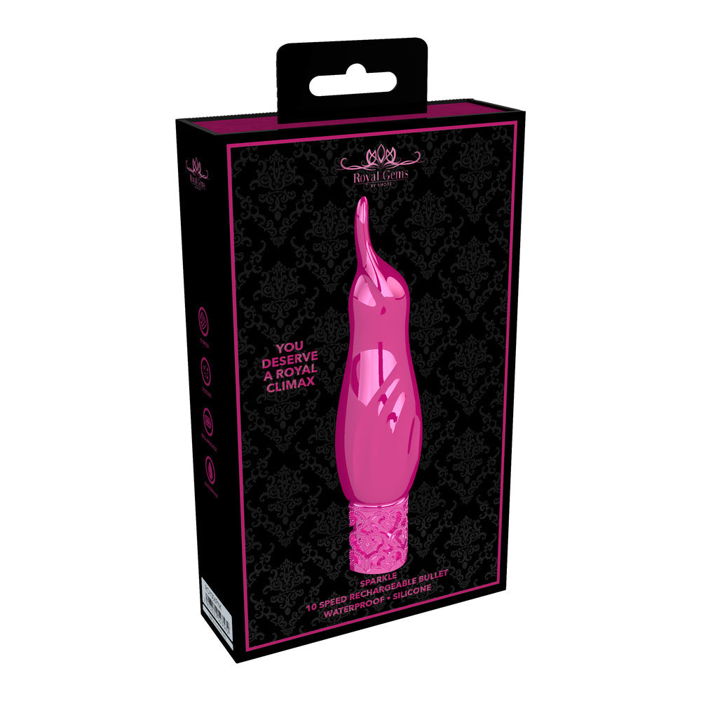 Vibrators, Sex Toy Kits and Sex Toys at Cloud9Adults - Royal Gems Sparkle Rechargeable Bullet Pink - Buy Sex Toys Online