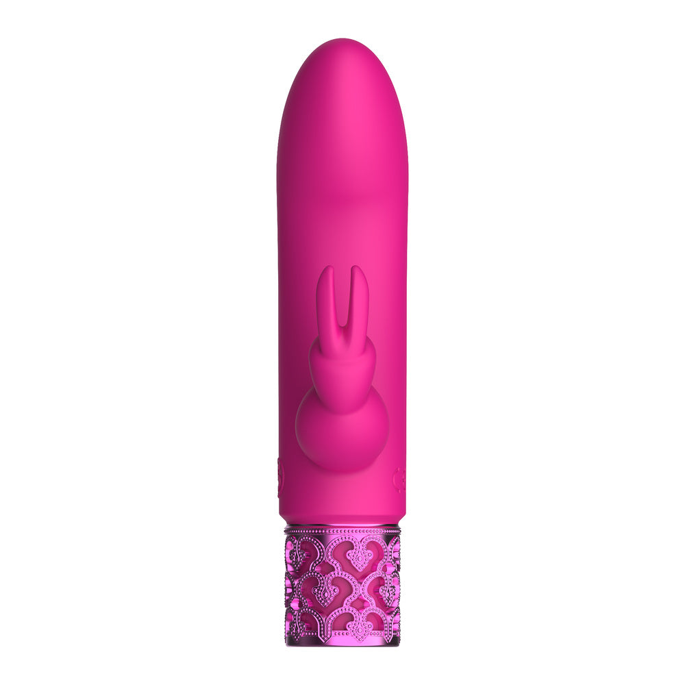 Vibrators, Sex Toy Kits and Sex Toys at Cloud9Adults - Royal Gems Dazzling Rechargeable Rabbit Bullet Pink - Buy Sex Toys Online