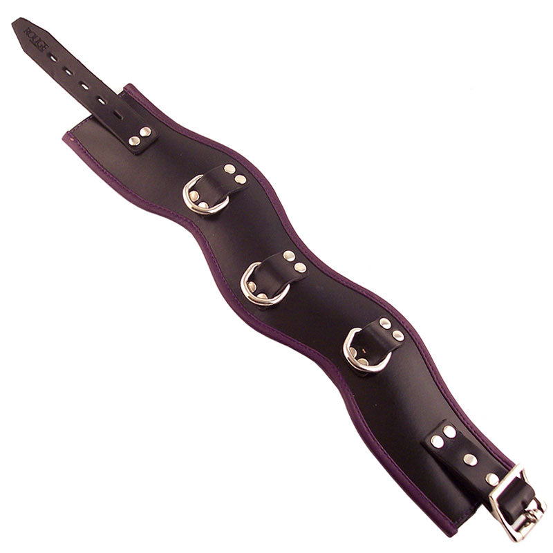 Vibrators, Sex Toy Kits and Sex Toys at Cloud9Adults - Rouge Garments Black And Purple Padded Posture Collar - Buy Sex Toys Online
