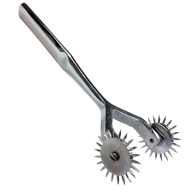 Vibrators, Sex Toy Kits and Sex Toys at Cloud9Adults - Rouge Stainless Steel Double Pinwheel - Buy Sex Toys Online