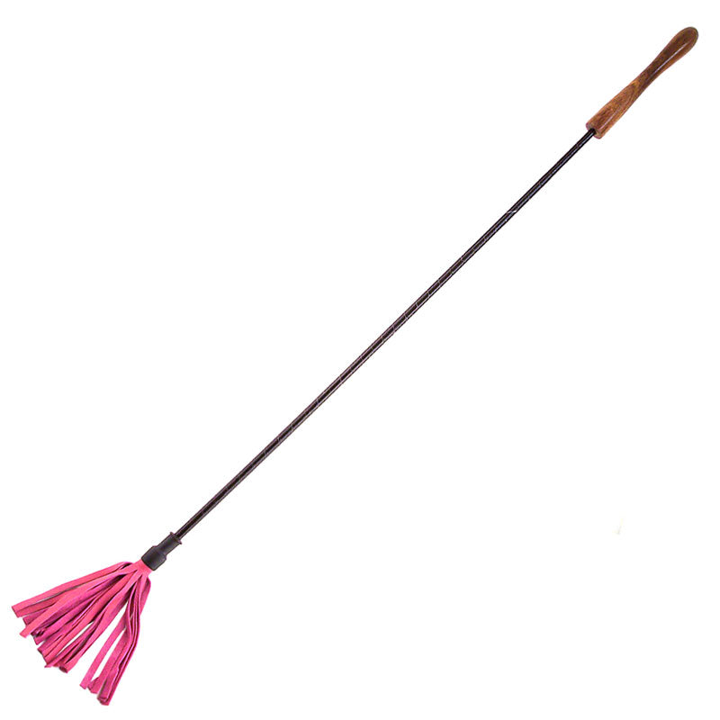 Vibrators, Sex Toy Kits and Sex Toys at Cloud9Adults - Rouge Garments Riding Crop With Wooden Handle Pink - Buy Sex Toys Online