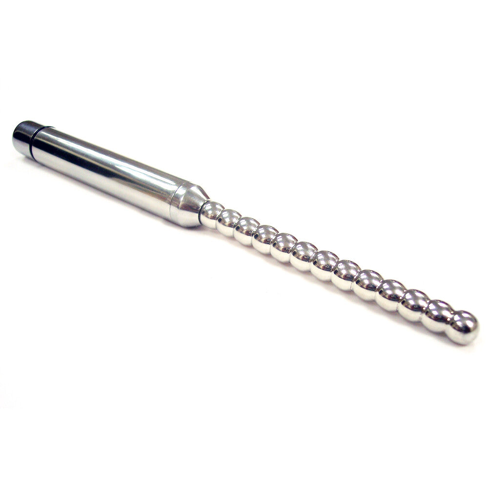 Vibrators, Sex Toy Kits and Sex Toys at Cloud9Adults - Rouge Stainless Steel Vibrating Ribbed Urethral Probe - Buy Sex Toys Online