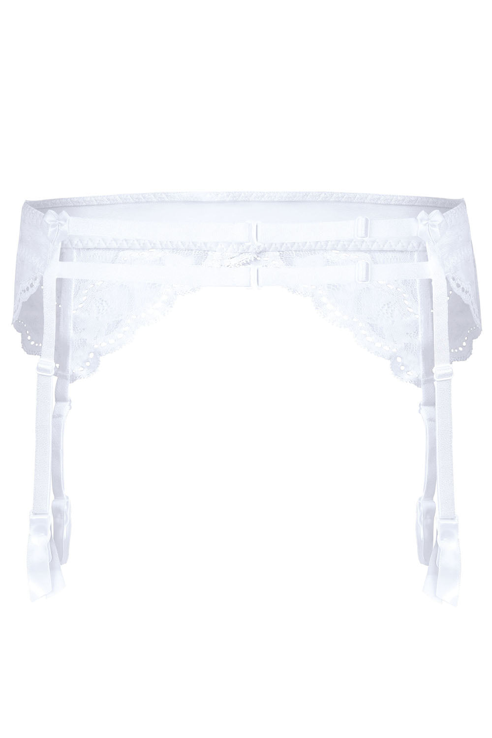 Vibrators, Sex Toy Kits and Sex Toys at Cloud9Adults - Roza Lagerta Suspender Belt White - Buy Sex Toys Online