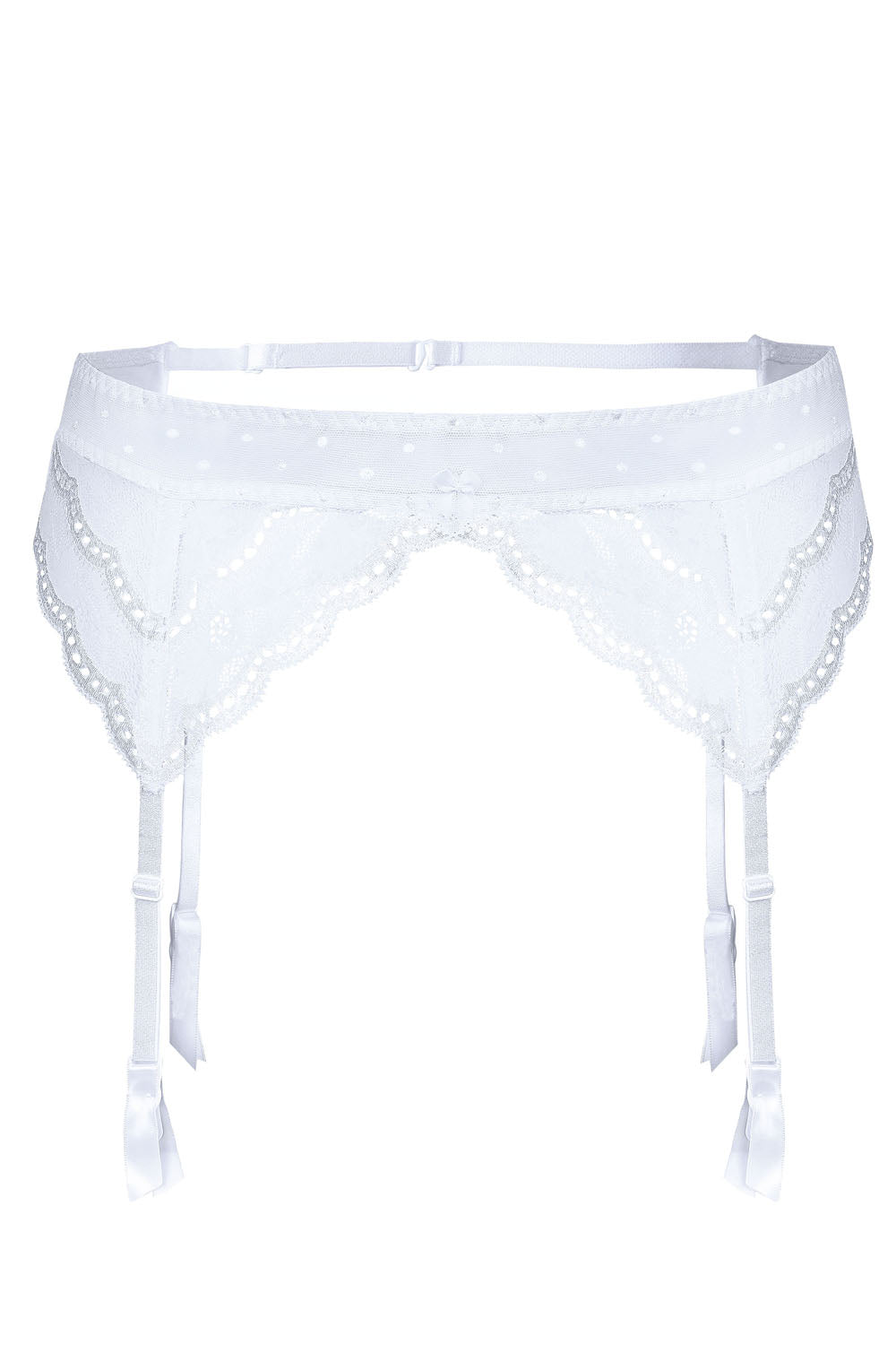 Vibrators, Sex Toy Kits and Sex Toys at Cloud9Adults - Roza Lagerta Suspender Belt White - Buy Sex Toys Online