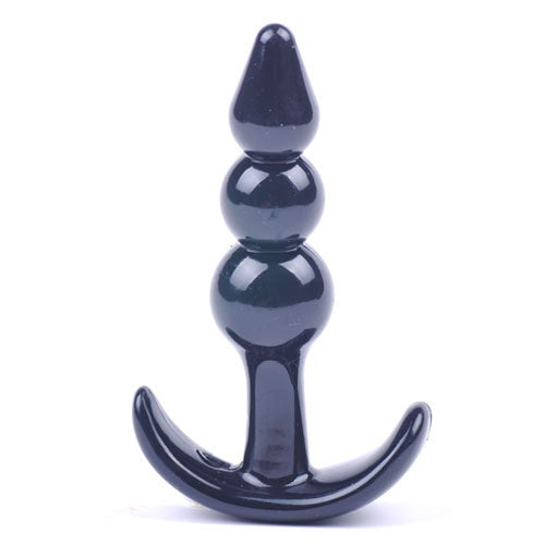 Vibrators, Sex Toy Kits and Sex Toys at Cloud9Adults - Small Black Beaded Anal Plug - Buy Sex Toys Online
