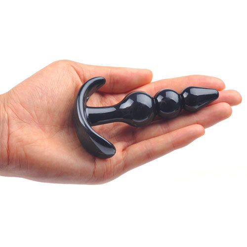 Vibrators, Sex Toy Kits and Sex Toys at Cloud9Adults - Small Black Beaded Anal Plug - Buy Sex Toys Online