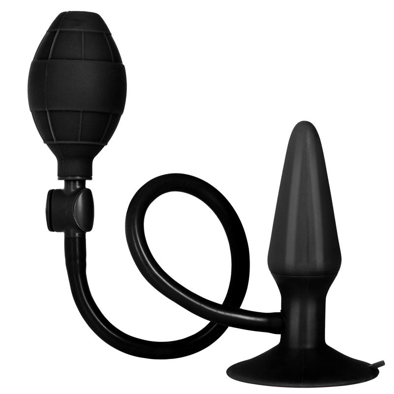 Vibrators, Sex Toy Kits and Sex Toys at Cloud9Adults - Black Booty Call Pumper Silicone Inflatable Small Anal Plug - Buy Sex Toys Online