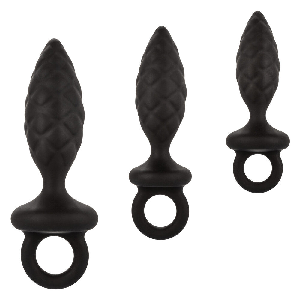 Vibrators, Sex Toy Kits and Sex Toys at Cloud9Adults - 3 Piece Silicone Anal Probe Kit - Buy Sex Toys Online