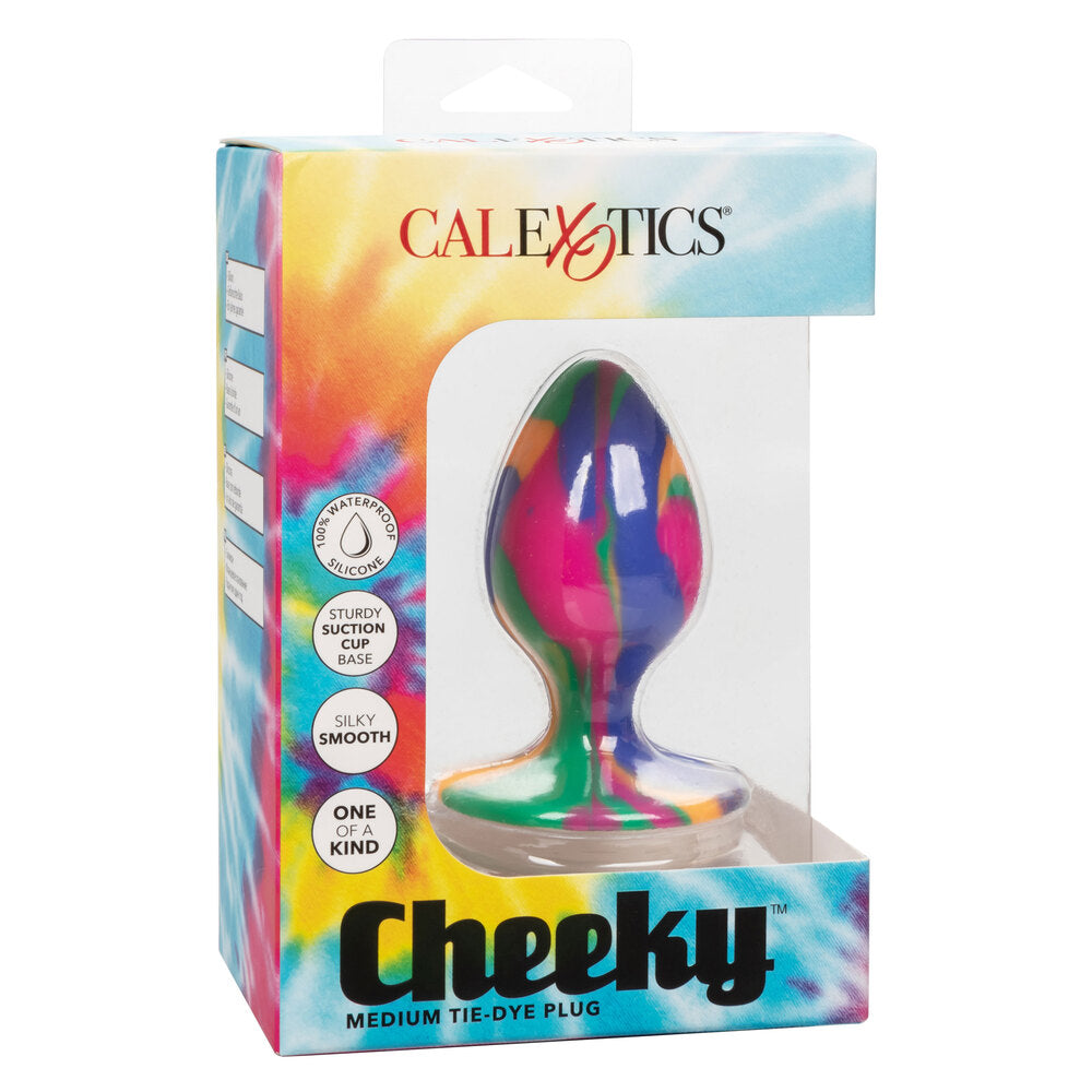 Vibrators, Sex Toy Kits and Sex Toys at Cloud9Adults - Cheeky Medium Tie Dye Butt Plug - Buy Sex Toys Online