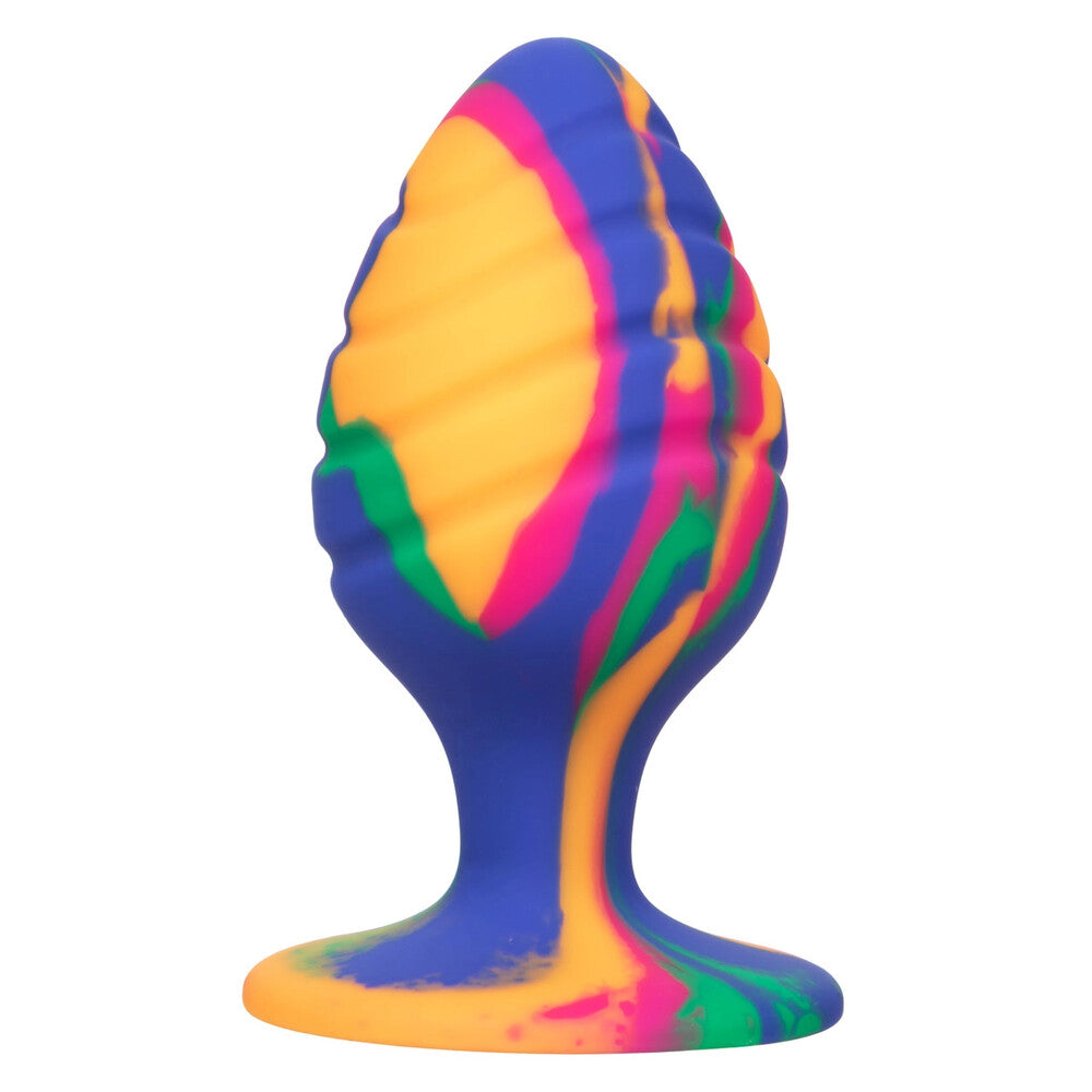 Vibrators, Sex Toy Kits and Sex Toys at Cloud9Adults - Cheeky Large Swirl Tie Dye Butt Plug - Buy Sex Toys Online