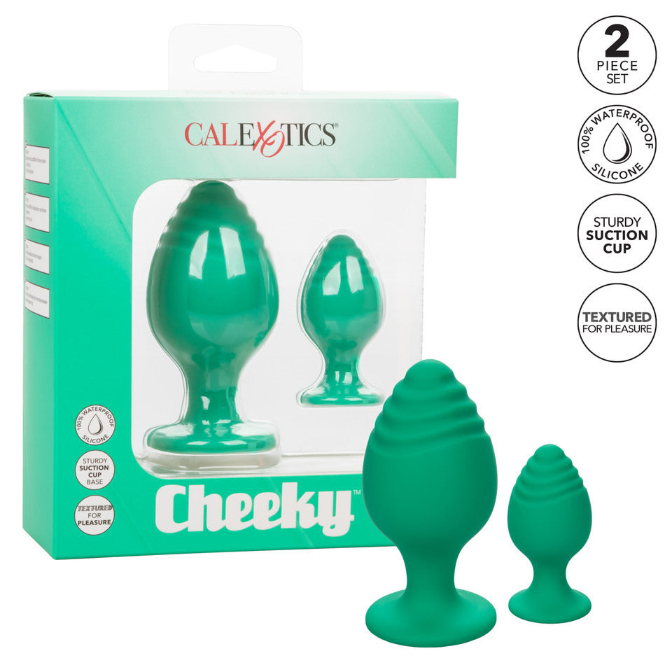 Vibrators, Sex Toy Kits and Sex Toys at Cloud9Adults - Cheeky Butt Plug Duo Green - Buy Sex Toys Online