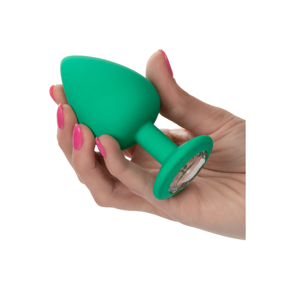 Vibrators, Sex Toy Kits and Sex Toys at Cloud9Adults - Cheeky Gems Butt Plugs 3 Piece Set Green - Buy Sex Toys Online