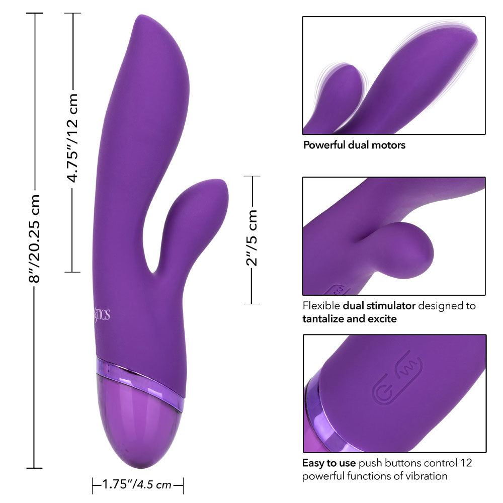 Vibrators, Sex Toy Kits and Sex Toys at Cloud9Adults - Aura Dual Lover Rechargeable Vibrator - Buy Sex Toys Online