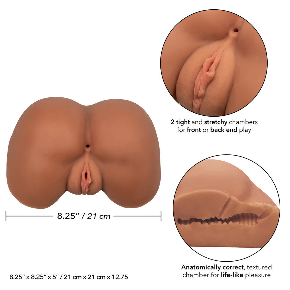 Vibrators, Sex Toy Kits and Sex Toys at Cloud9Adults - Stroke It Life Size Ass Flesh Brown - Buy Sex Toys Online