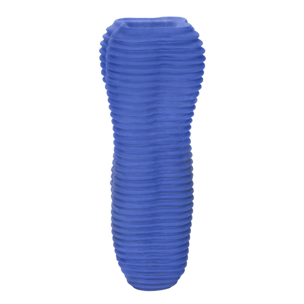 Vibrators, Sex Toy Kits and Sex Toys at Cloud9Adults - Apollo Stroker Closed End Textured Masturbator Blue - Buy Sex Toys Online