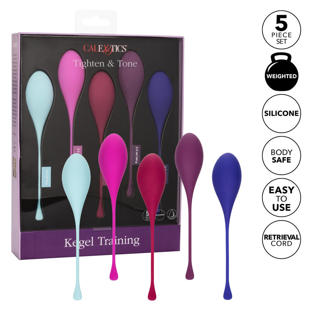 Vibrators, Sex Toy Kits and Sex Toys at Cloud9Adults - Tighten And Tone Kegel Training 5 Piece Set - Buy Sex Toys Online