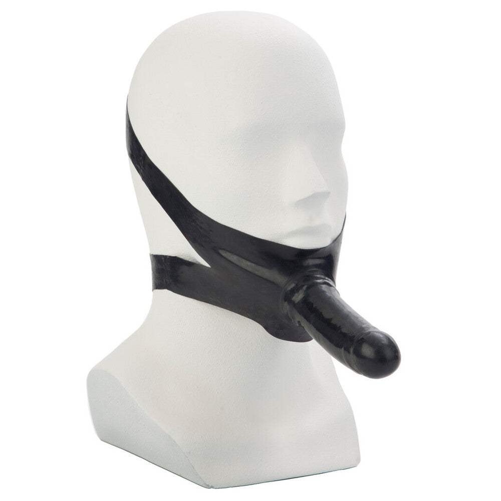 Vibrators, Sex Toy Kits and Sex Toys at Cloud9Adults - The Accommodator Face Strap On Dildo Black - Buy Sex Toys Online