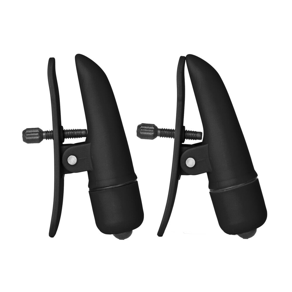Vibrators, Sex Toy Kits and Sex Toys at Cloud9Adults - Nipplettes Vibrating Black Nipple Clamps - Buy Sex Toys Online