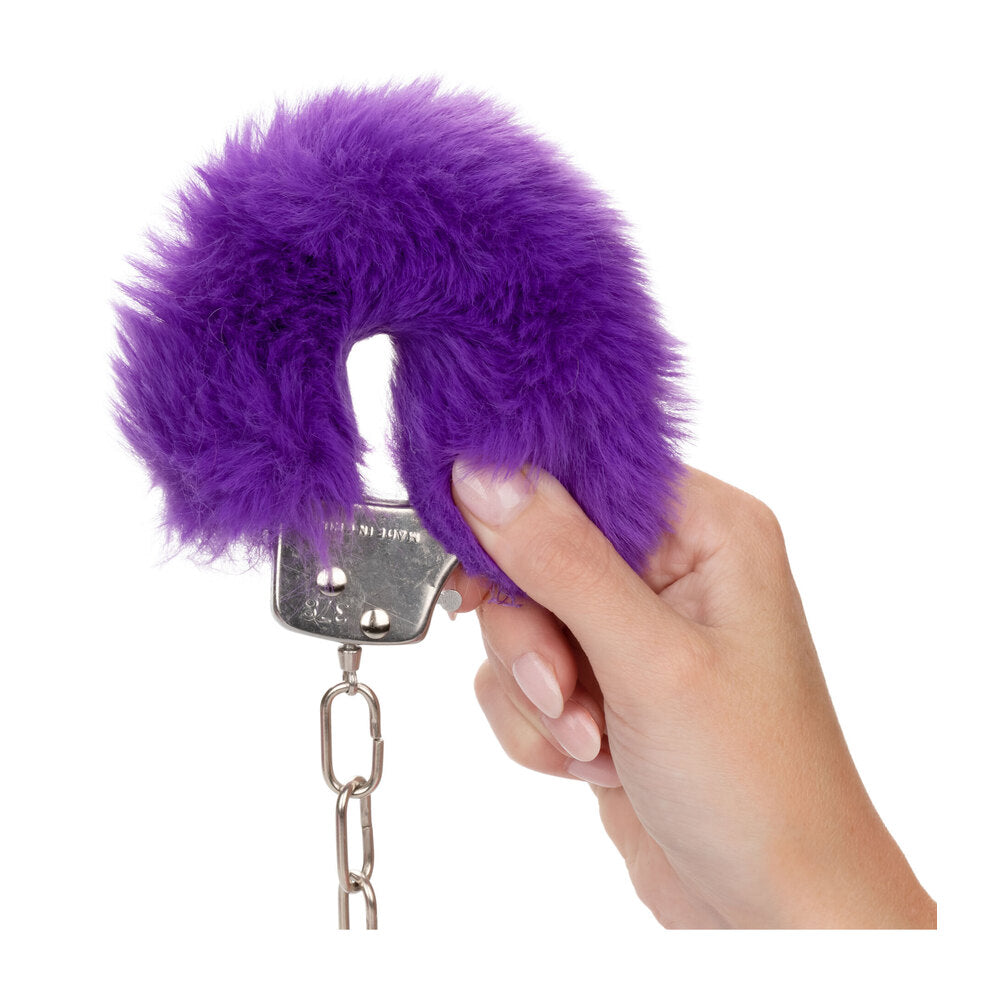 Vibrators, Sex Toy Kits and Sex Toys at Cloud9Adults - Ultra Fluffy Furry Cuffs Purple - Buy Sex Toys Online