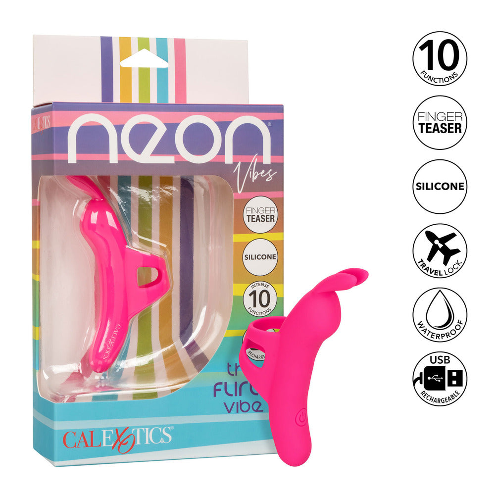 Vibrators, Sex Toy Kits and Sex Toys at Cloud9Adults - Neon Vibes The Flirty Vibe Finger Teaser - Buy Sex Toys Online