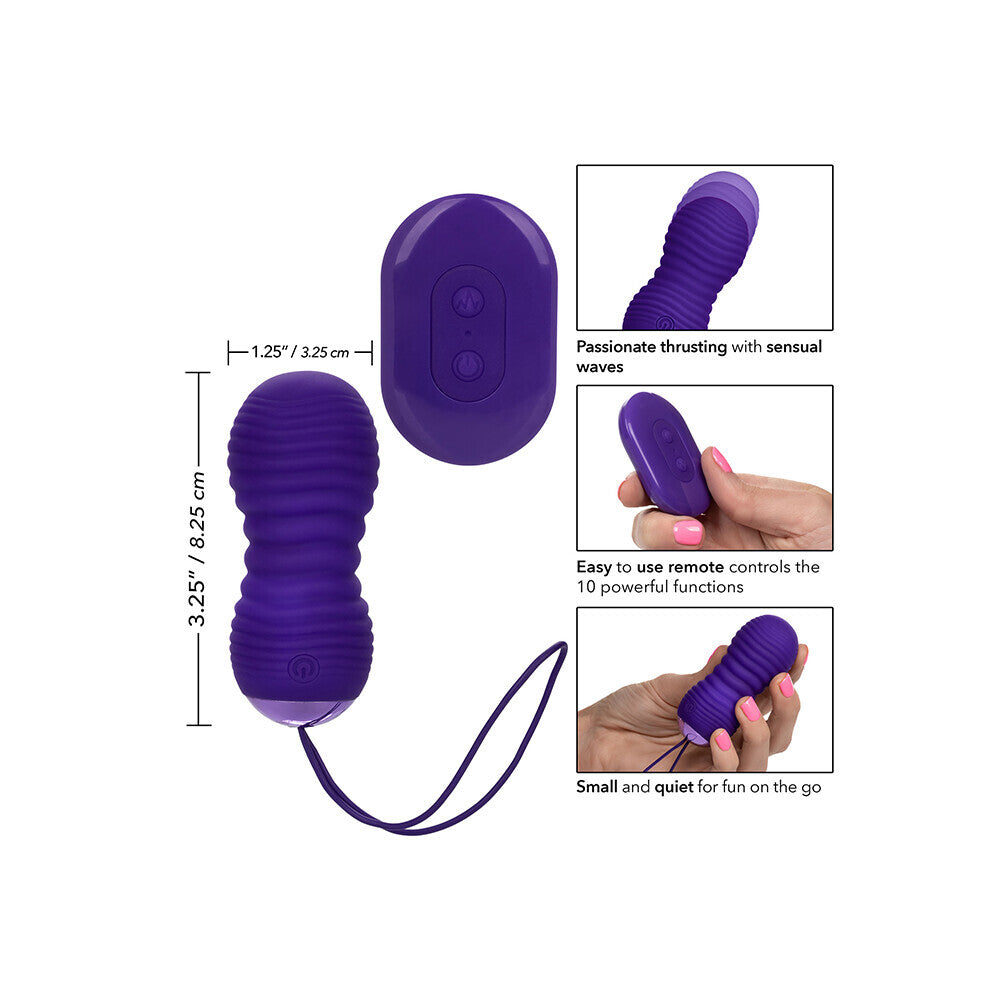 Vibrators, Sex Toy Kits and Sex Toys at Cloud9Adults - Slay THRUSTME Remote Control Ribbed Bullet - Buy Sex Toys Online