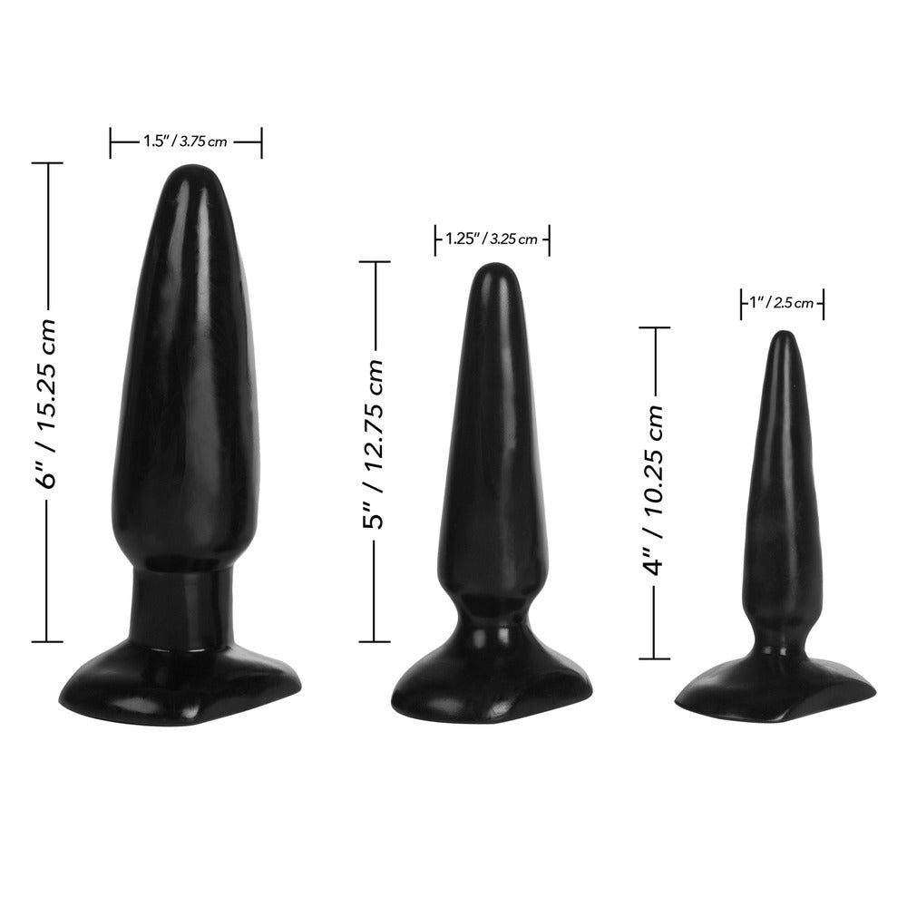 Vibrators, Sex Toy Kits and Sex Toys at Cloud9Adults - COLT Anal Trainer Kit Butt Plugs - Buy Sex Toys Online