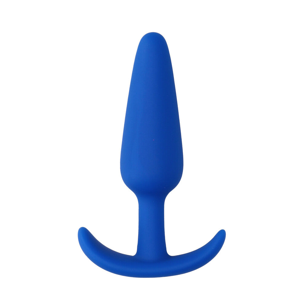 Vibrators, Sex Toy Kits and Sex Toys at Cloud9Adults - Beginners Size Slim Butt Plug Blue - Buy Sex Toys Online